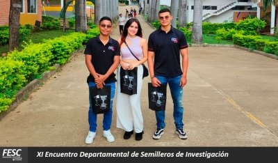 Estudiantes FESC participaron en el XI Encuentro Departamental de Semilleros de Investigación