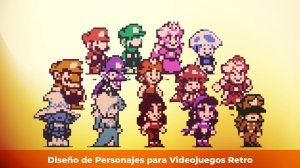 Diseño de Personajes para Videojuegos Retro